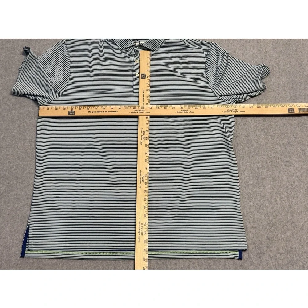 RLX‎ Ralph Lauren 3/15 Striped Golf Polo Shirt Men's Size XL New